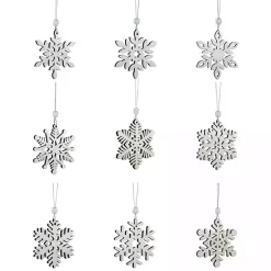 Sale Glitter Snowflake 18-pc. Christmas Ornament Set Christmas Ornaments