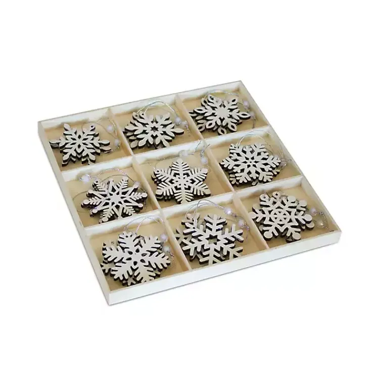 Sale Glitter Snowflake 18-pc. Christmas Ornament Set Christmas Ornaments