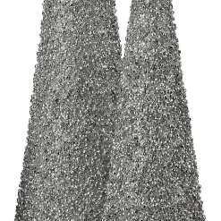 Glittered Cone Tabletop Trees, Set of 3 Christmas Decorations