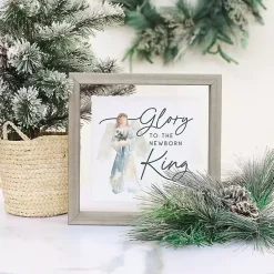 Clearance Glory to the Newborn King Wall Plaque Christmas Art & Wall Decor