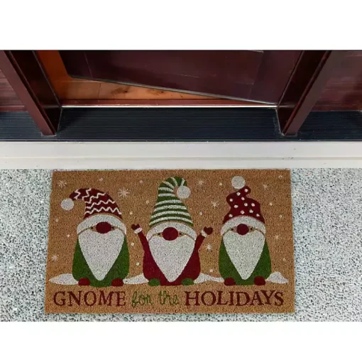 Clearance Gnome For The Holidays Christmas Doormat Outdoor Christmas Decorations