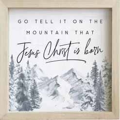 Sale Go Tell It On The Mountain Wall Plaque Christmas Art & Wall Decor