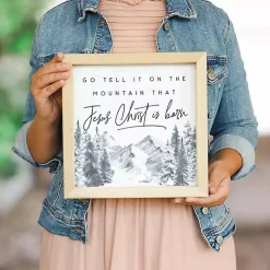 Sale Go Tell It On The Mountain Wall Plaque Christmas Art & Wall Decor