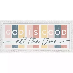 Kirklands Home Wall Quotes & Signs|God is Good All The Time Wall Plaque