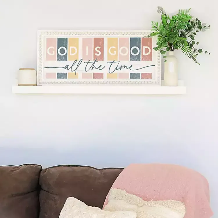 Kirklands Home Wall Quotes & Signs|God is Good All The Time Wall Plaque