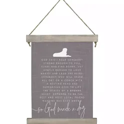 Kirklands Home Wall Quotes & Signs|God Made a Dog Wall Plaque