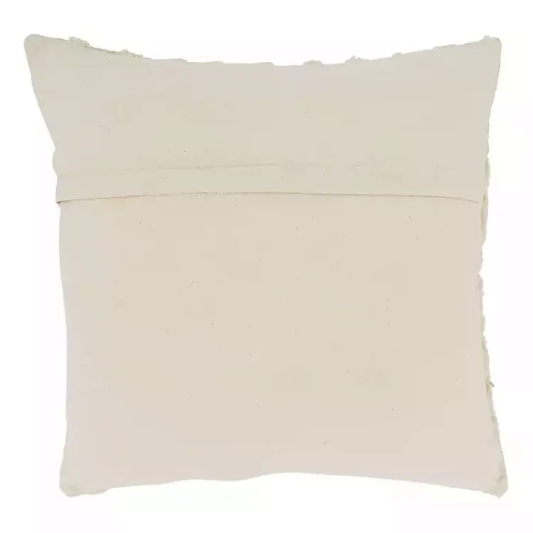 New Gold & Cream Tufted Tassels Throw Pillow Pillows