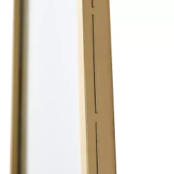 Kirklands Home Decorative Mirrors|Gold Abstract Oblong Wall Mirror