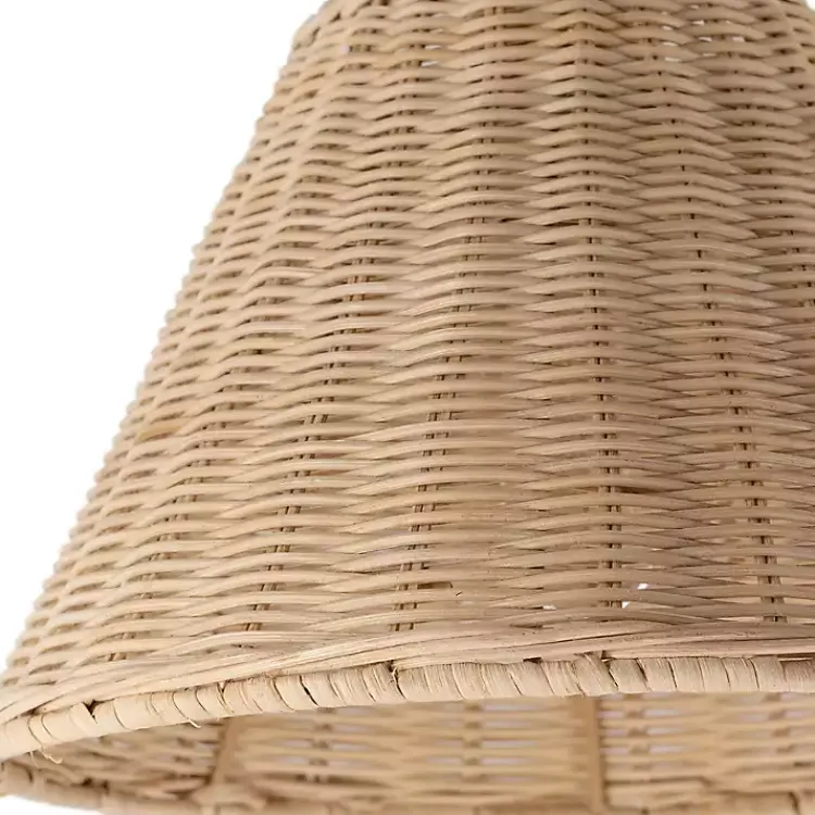 Clearance Gold and Rattan Wall Sconce Sconces