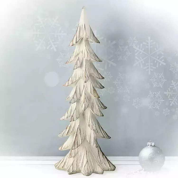 Best Gold and White Weathered Christmas Tree Christmas Decorations