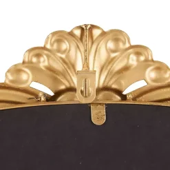 Kirklands Home Decorative Mirrors|Gold Arched Baroque Mirror