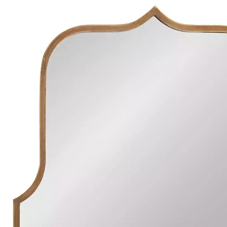 Kirklands Home Decorative Mirrors|Arched Scallop Wall Mirror Gold