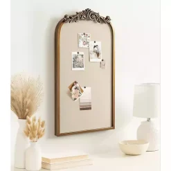 Clearance Gold Arendahl Arched Pinboard Memo & Chalkboards