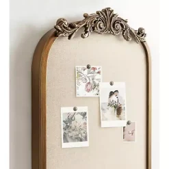 Clearance Gold Arendahl Arched Pinboard Memo & Chalkboards