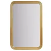 Kirklands Home Decorative Mirrors|Gold Aurelia Fluted Wall Mirror
