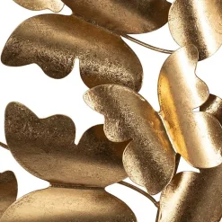 Kirklands Home Wall Plaques|Butterflies in Flight Wall Plaque Gold