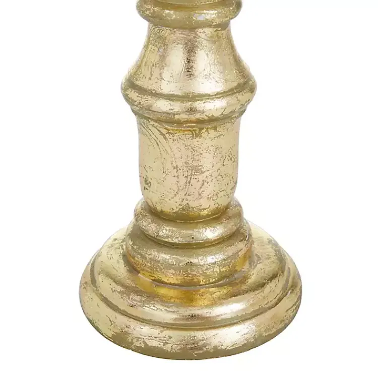 Discount Carved Mango Wood Candle Holders, Set of 3 Candle Holders