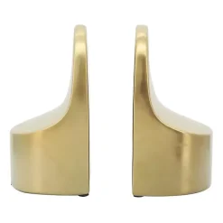 New Ceramic Curved Bookends Decorative Accents