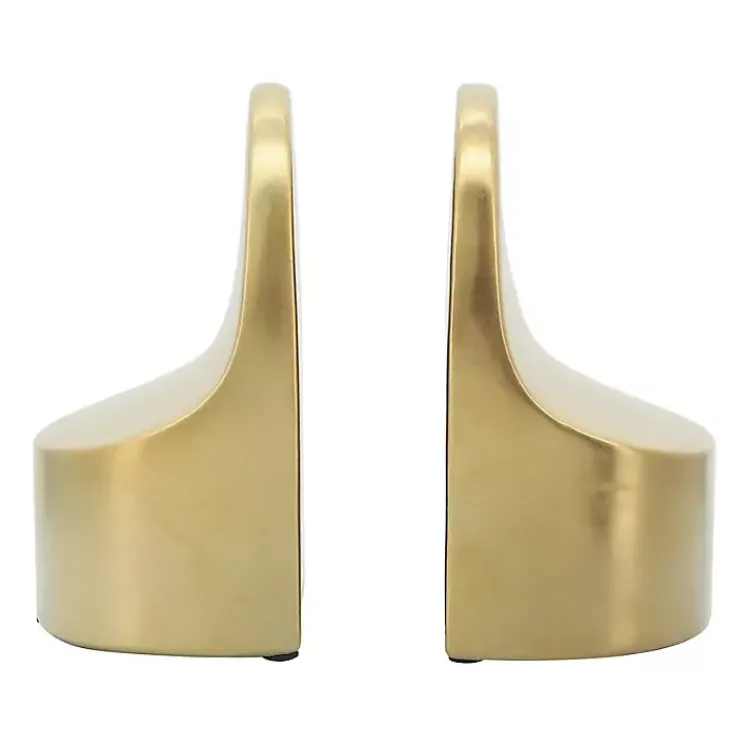 New Ceramic Curved Bookends Decorative Accents
