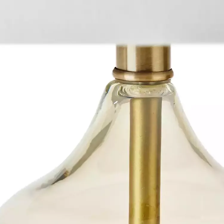 Kirklands Home Table Lamps|Curved Glass Table Lamps, Set of 2 Gold