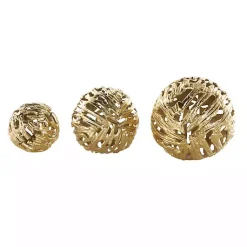 New Cut-Out Metal Orbs, Set of 3 Bowl Filler