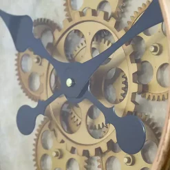 Kirklands Home Clocks|Gold Gilded Frame Round Wall Clock