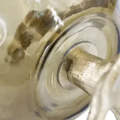 Sale Glass and Metal Driftwood Candle Holder Candle Holders