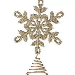 Sale Glitter Jewel Snowflake Tree Topper Christmas Tree Decorations