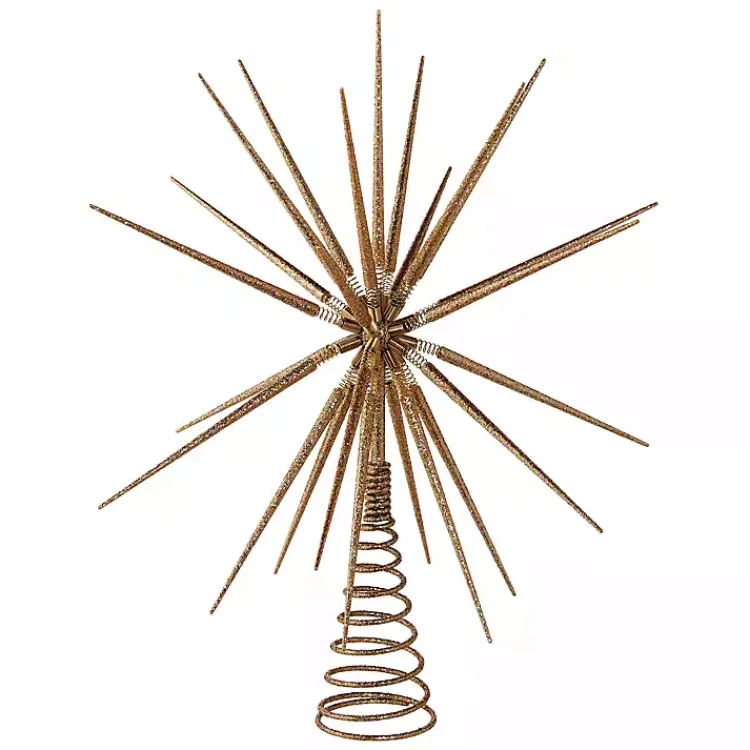 Sale Glitter Starburst Tree Topper Christmas Tree Decorations