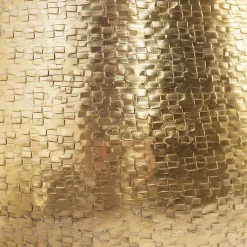 Kirklands Home Planters|Hammered Metal Retta Planter Gold
