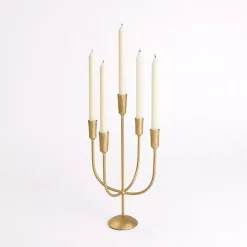 Iron 5-Arm Candelabra Candle Holders