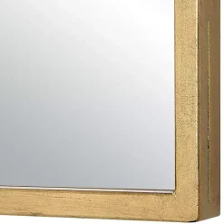 Kirklands Home Decorative Mirrors|Gold Leaf Arched Frame Wall Mirror