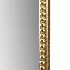 Kirklands Home Decorative Mirrors|Gold Lilbeth Baroque Beaded Wall Mirror
