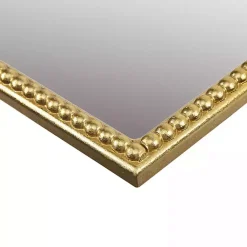 Kirklands Home Decorative Mirrors|Gold Lilbeth Baroque Beaded Wall Mirror