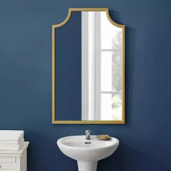Kirklands Home Decorative Mirrors|Metal Abigail Mirror Gold
