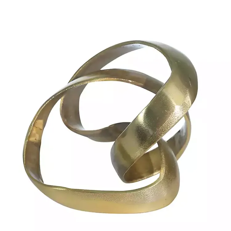 Metal Abstract Knot Sculpture Statues & Figurines