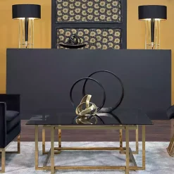 Metal Abstract Knot Sculpture Statues & Figurines