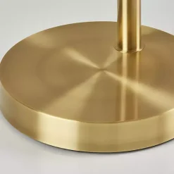 Kirklands Home Floor Lamps|Metal 3-Arm Arched Floor Lamp Gold