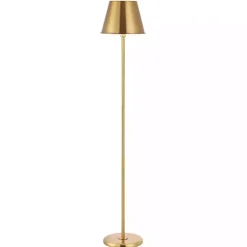 Kirklands Home Floor Lamps|Metal Asher Floor Lamp Gold