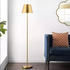 Kirklands Home Floor Lamps|Metal Asher Floor Lamp Gold