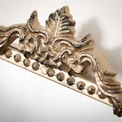 Kirklands Home Decorative Mirrors|Gold Metal Beaded Frame Vintage Wall Mirror