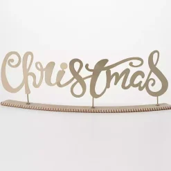 Hot Metal Christmas Tabletop Sign Christmas Decorations