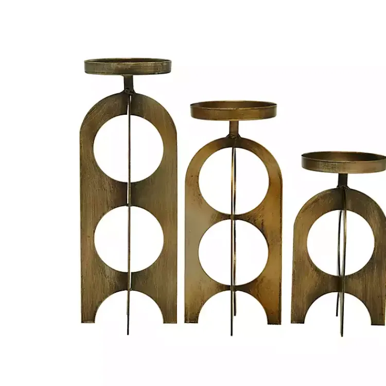 Best Metal Cutout Candle Holders, Set of 3 Candle Holders