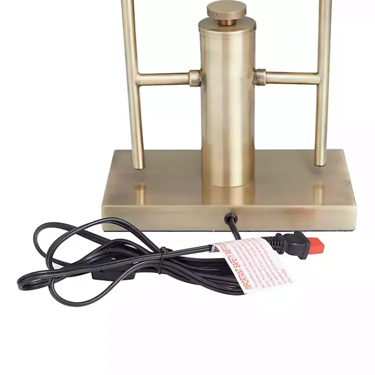 Kirklands Home Table Lamps|Metal Double Stem Table Lamp Gold