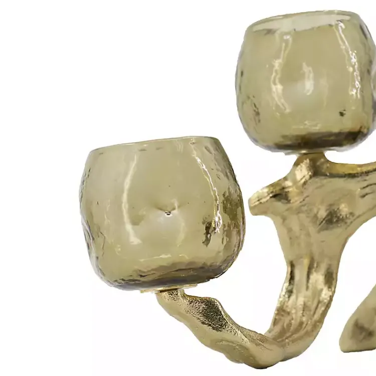 Hot Metal Driftwood Votive Candle Holder Candle Holders