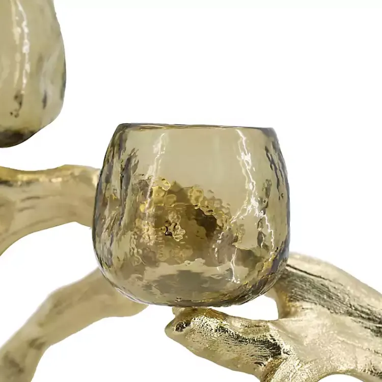 Hot Metal Driftwood Votive Candle Holder Candle Holders