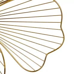 Kirklands Home Wall Plaques|Metal Frame Floral Wall Plaques, Set of 3 Gold