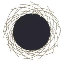 Kirklands Home Decorative Mirrors|Gold Metal Glam Layered Mirror