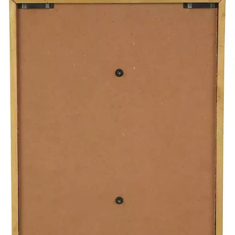 Kirklands Home Wall Plaques|Gold Metal Leaves Framed Wall Plaques, Set of 2