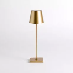 Kirklands Home Table Lamps|Metal LED Cordless Touch Lamp Gold